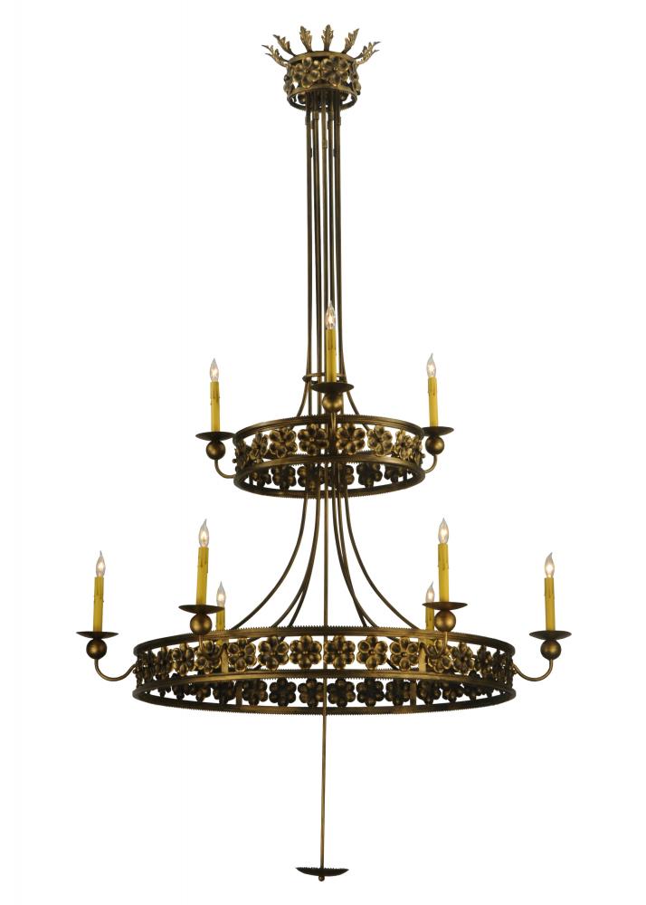 48"W Montgomery 2 Tier Chandelier
