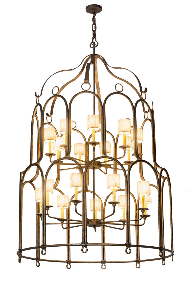 54"W Grand Stair 20 LT Chandelier