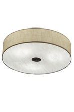2nd Avenue Designs White 179593 - 36"W Cilindro Textrene Flushmount