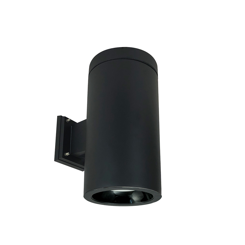 6" Cobalt Wall Mount Cylinder, Black, 1000L, 2700K, Black/Black Reflector, 120V Triac/ELV/0-10V