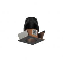 Nora NIO-1SNG40XBZ - 1" Iolite LED NTF Square Reflector with Round Aperture, 600lm, 4000K, Bronze Reflector / Bronze