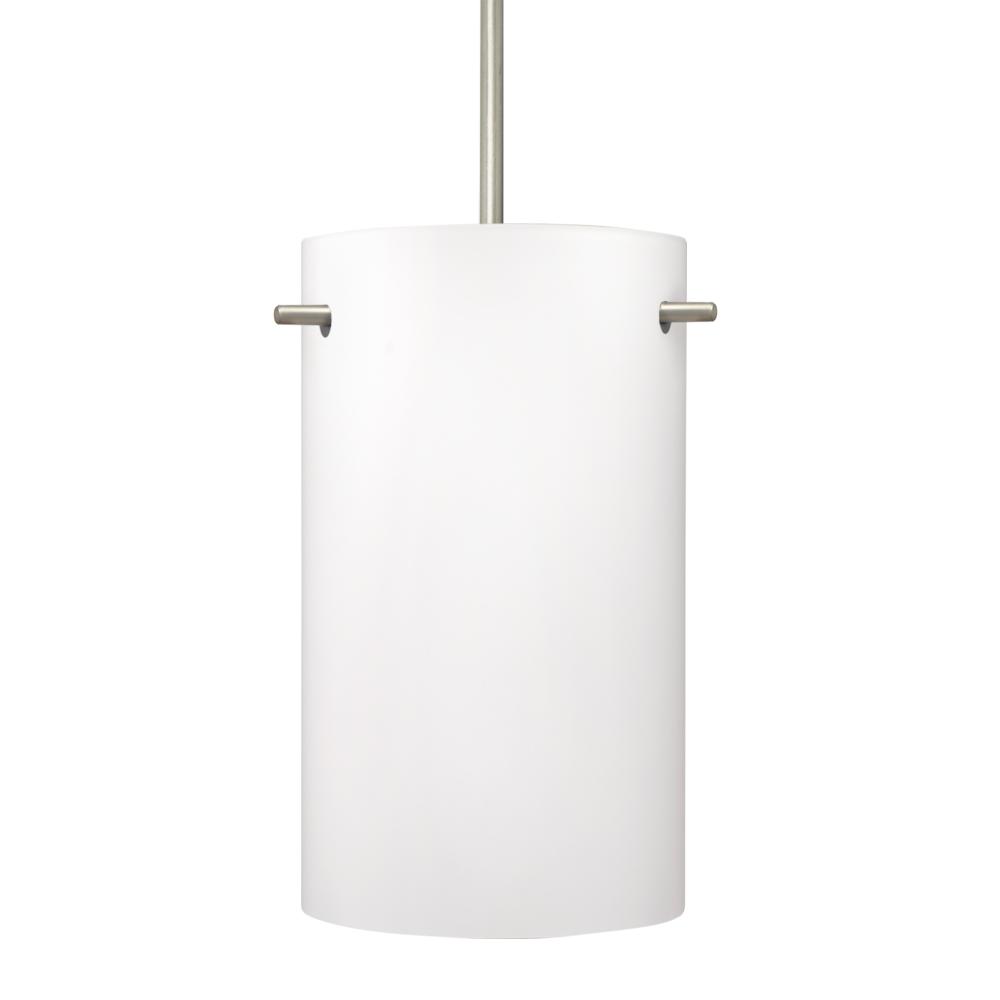 Besa Tamburo 5 Pendant, Opal Matte, Black Finish, 1x100W MAX E26 Base
