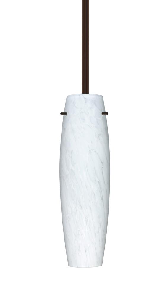 Besa Tu Tu Stem Pendant Bronze Carrera 1x40W Halogen