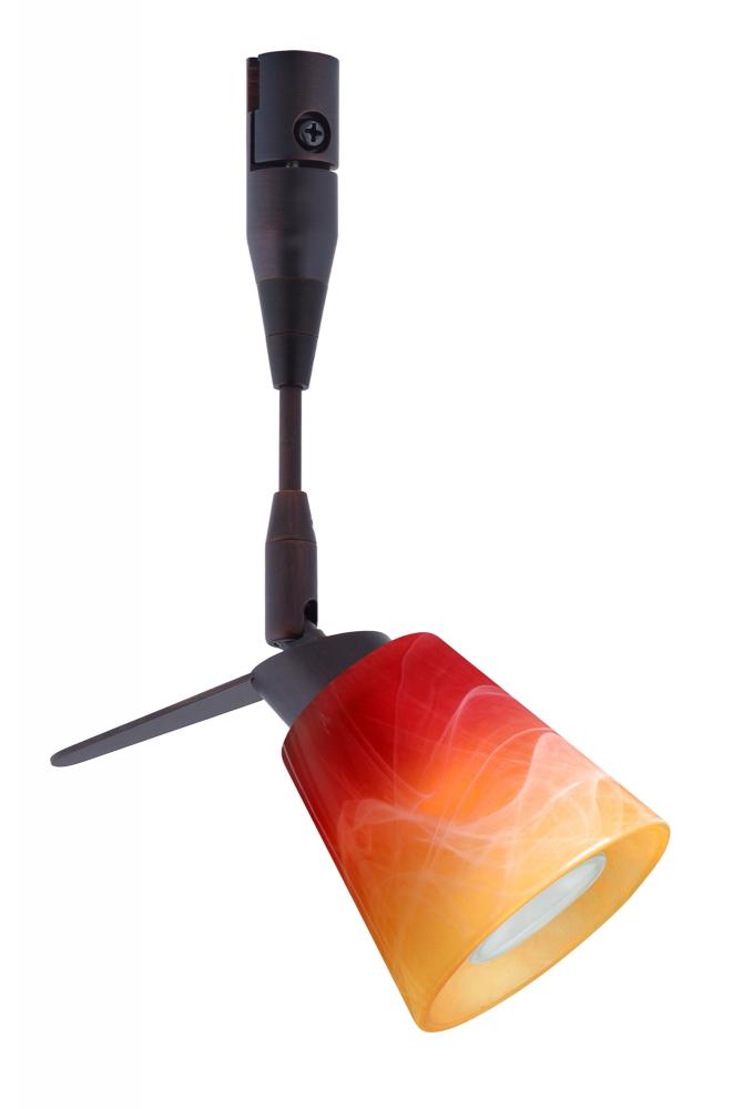 Besa Spotlight With 6" Stem Canto 3 Bronze Solare 1x35W Halogen Mr11
