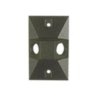 Focus Industries (Fii) FA-23-COP - Stamped copper, double 1/2" NPS hole rect