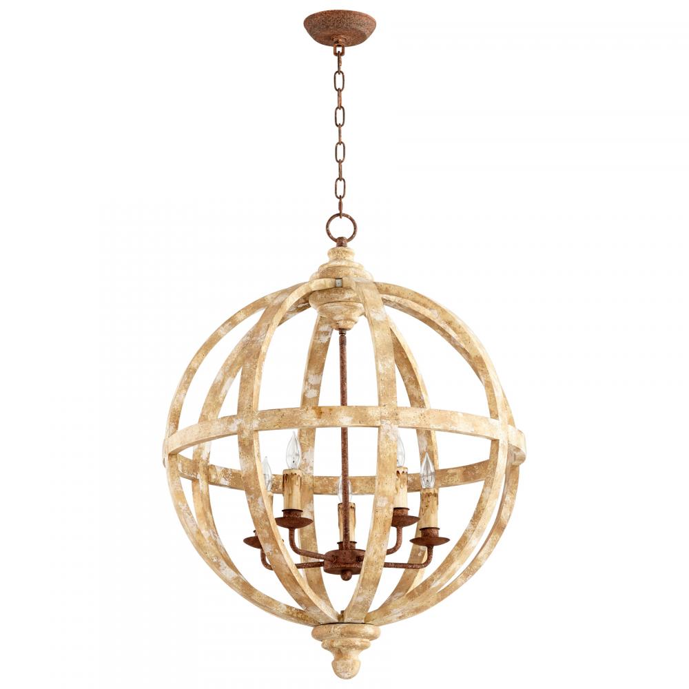 Landon Chandelier 5-Light Ashfield'S Plaster