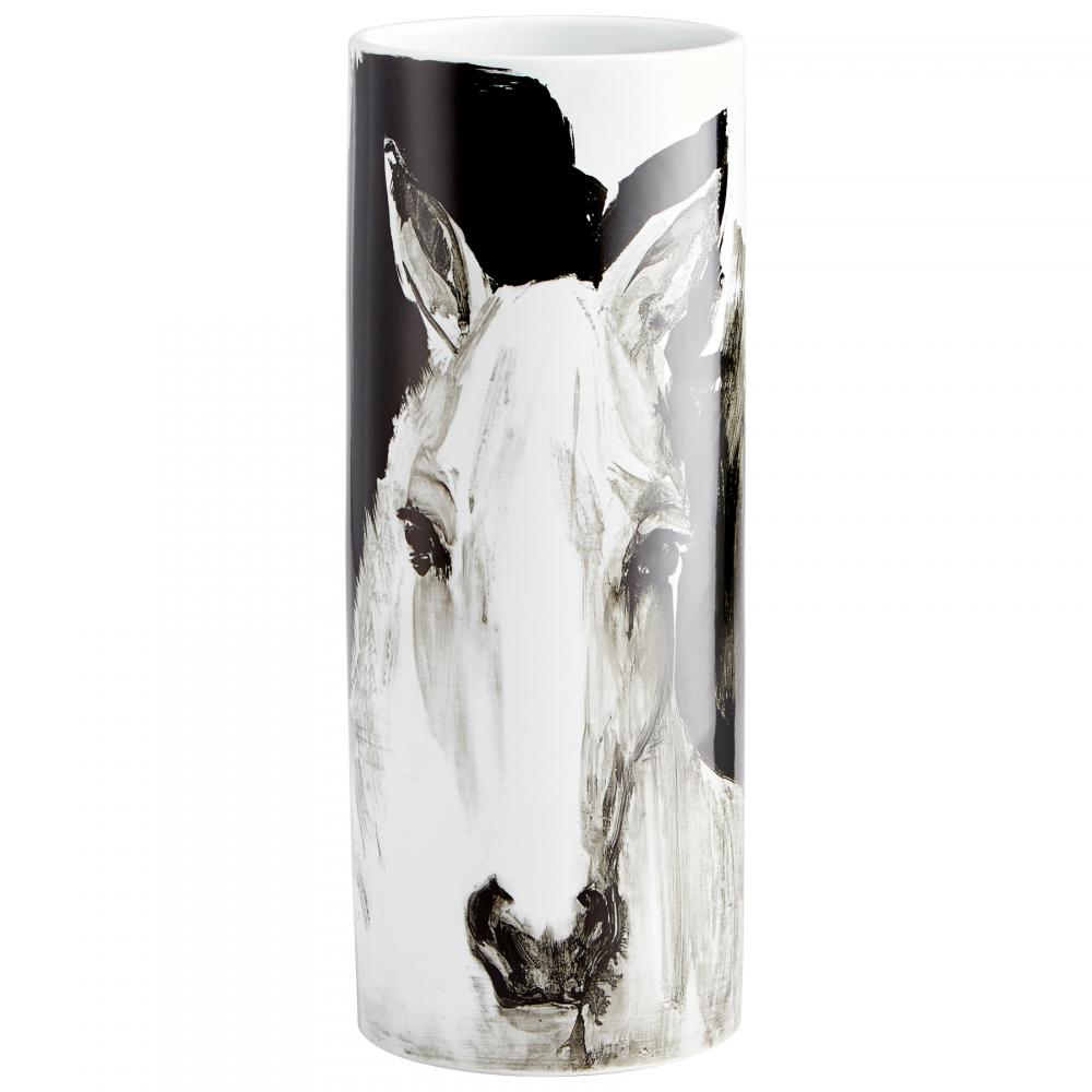 Spirit Vase Black And White