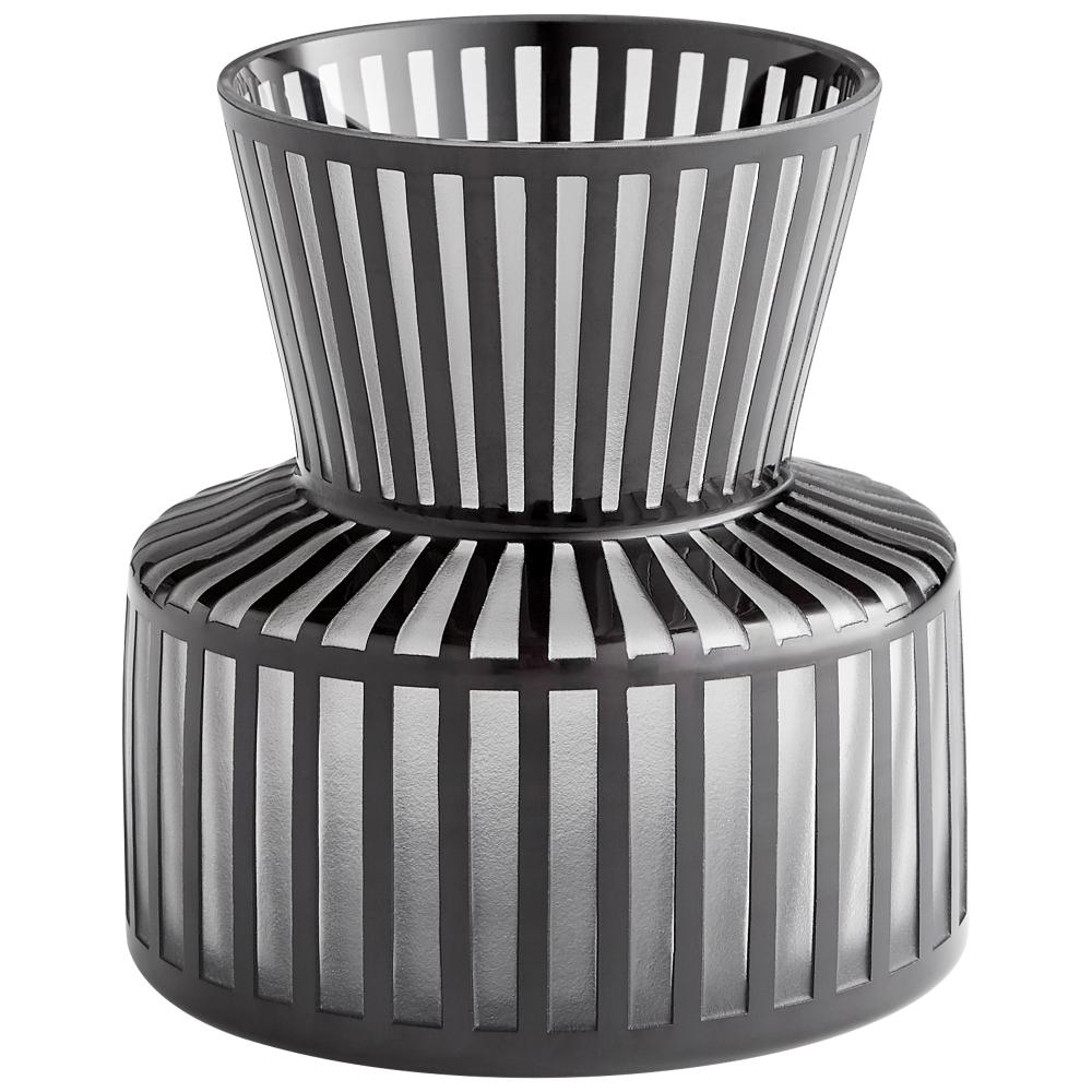 Lined Up Vase Black - Small