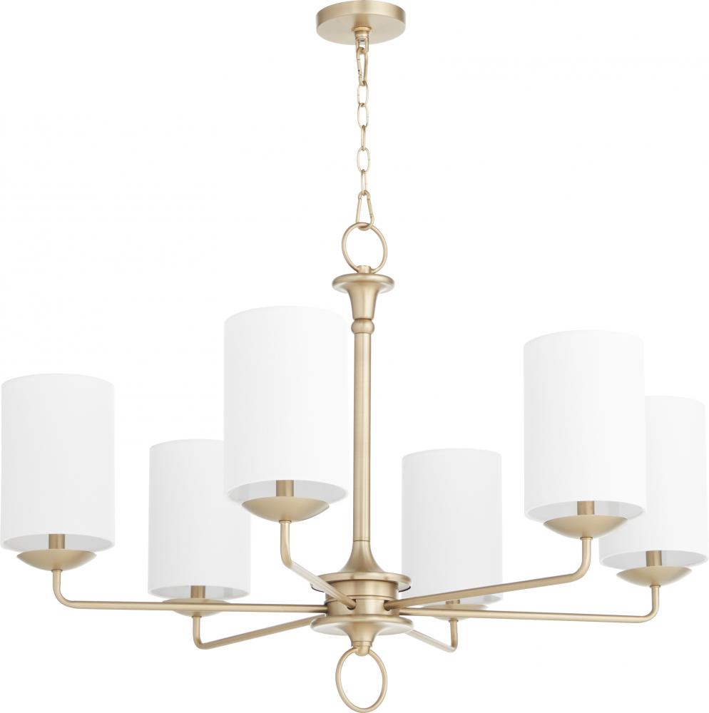 Ginevra Chandelier Aged Brass - Small