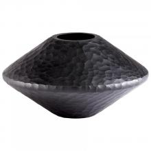 Cyan Designs 05384 - Round Lava Vase Black