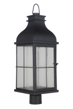 Craftmade ZA1825-MN-LED - Vincent 1 Light Large LED Outdoor Post Mount in Midnight