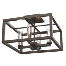 DVI DVP28112MF/GR-CL - SAMBRE 4 LT SEMI FLUSH MOUNT