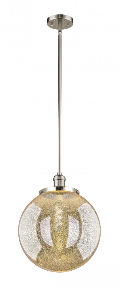 Beacon - 1 Light - 14 inch - Polished Nickel - Stem Hung - Pendant