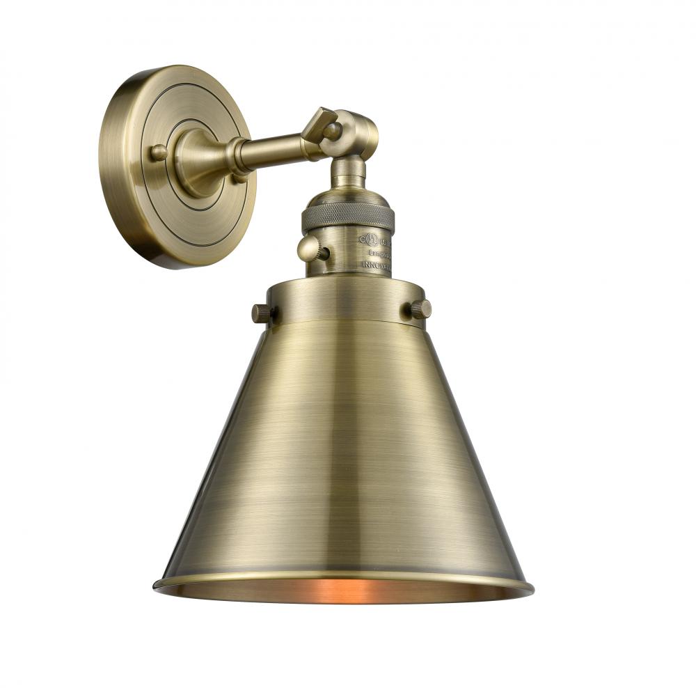 Appalachian - 1 Light - 8 inch - Antique Brass - Adjustable Sconce