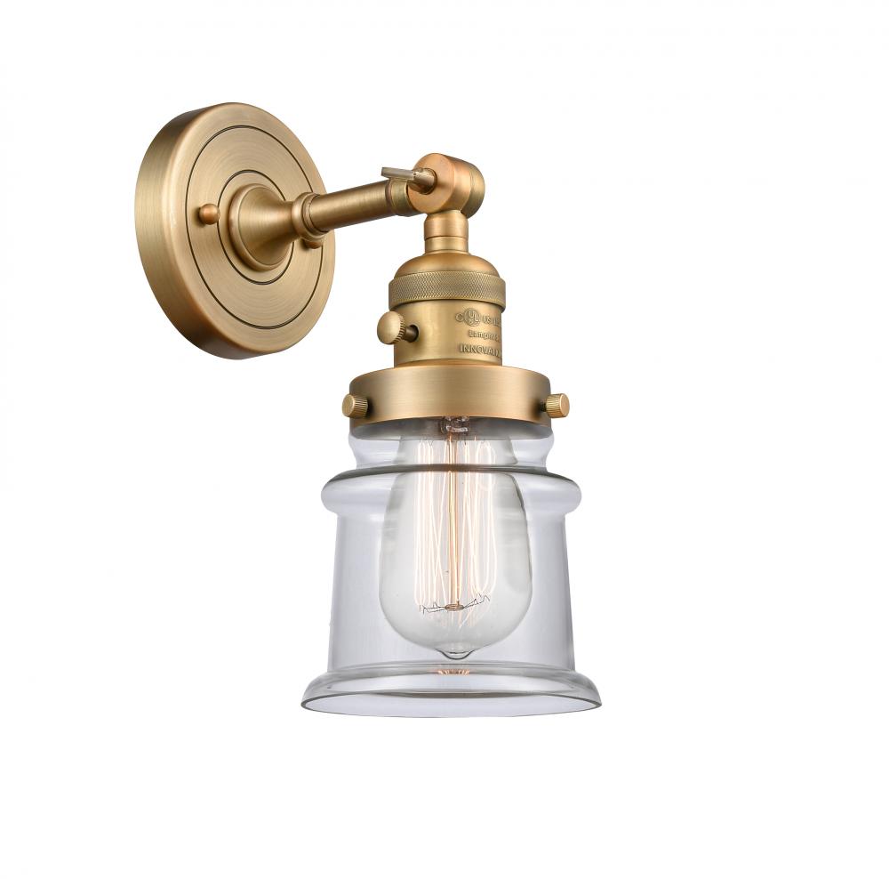 Canton - 1 Light - 5 inch - Brushed Brass - Adjustable Sconce