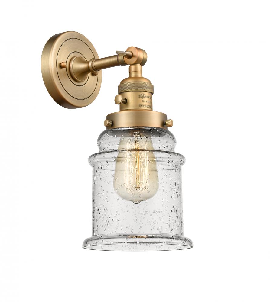 Canton - 1 Light - 7 inch - Brushed Brass - Adjustable Sconce