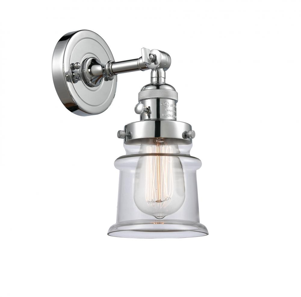 Canton - 1 Light - 5 inch - Polished Chrome - Adjustable Sconce