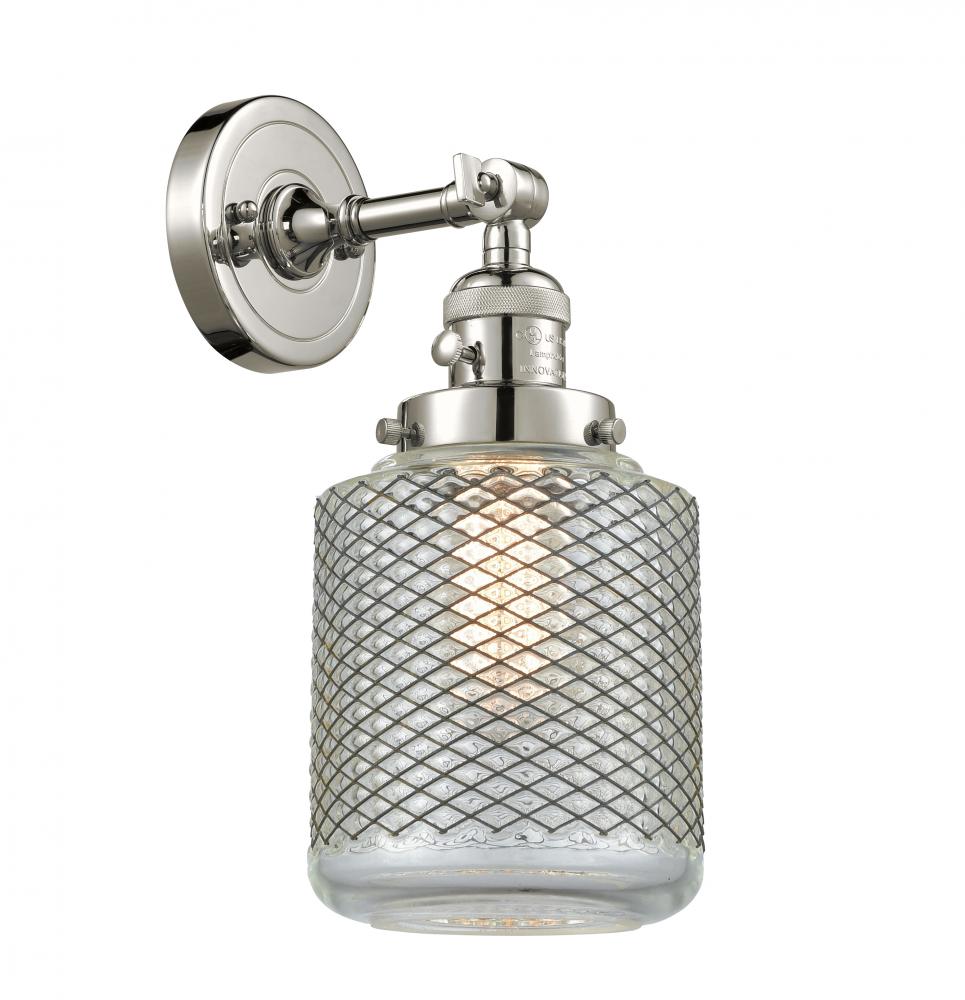 Stanton - 1 Light - 6 inch - Polished Nickel - Adjustable Sconce