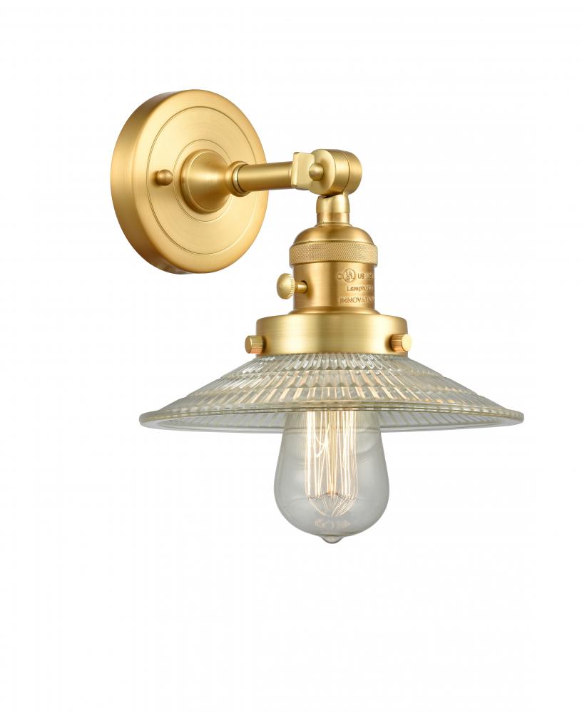 Halophane - 1 Light - 9 inch - Satin Gold - Adjustable Sconce