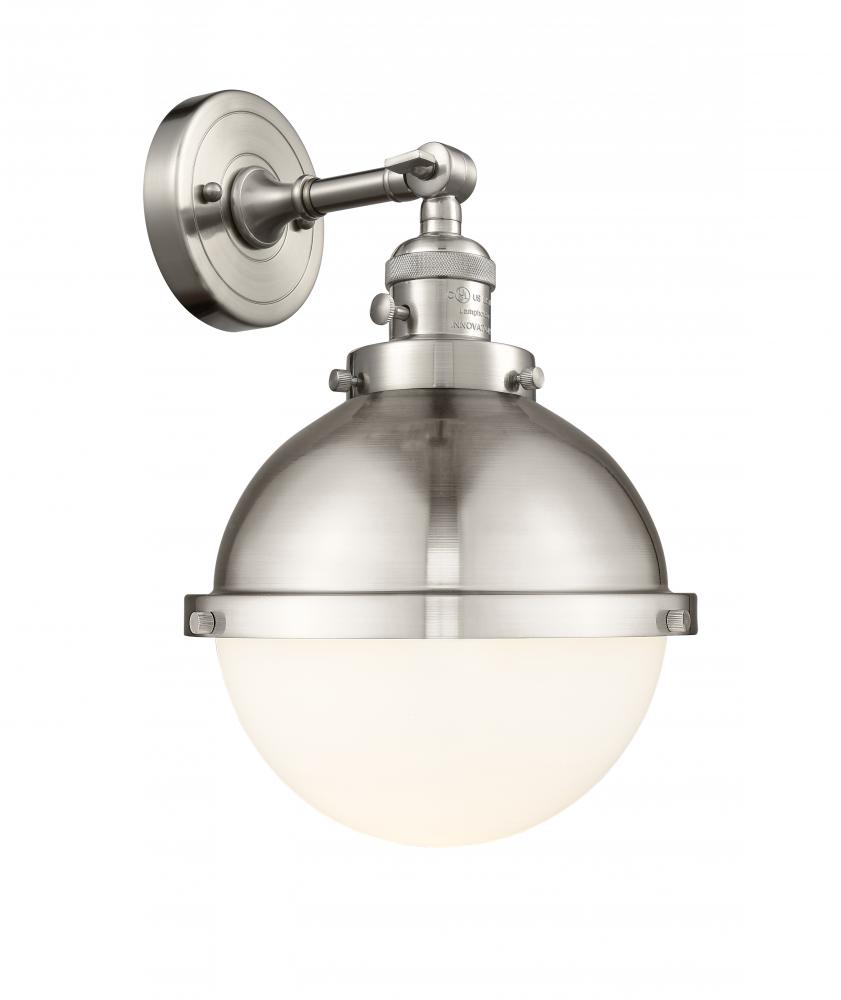 Hampden - 1 Light - 9 inch - Brushed Satin Nickel - Adjustable Sconce