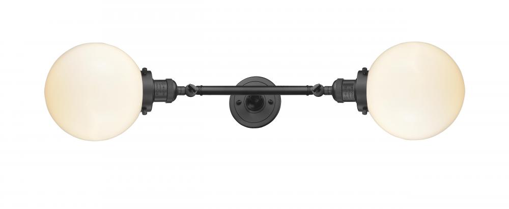 Beacon - 2 Light - 8 inch - Oil Rubbed Bronze - Adjustable Bath Vanity Light
