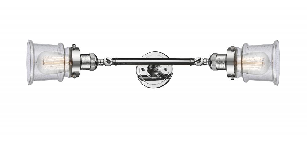 Canton - 2 Light - 6 inch - Polished Chrome - Adjustable Bath Vanity Light