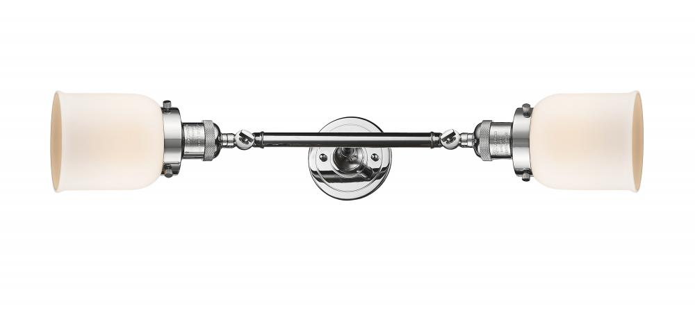 Bell - 2 Light - 5 inch - Polished Chrome - Adjustable Bath Vanity Light