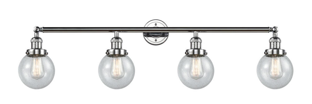 Beacon - 4 Light - 42 inch - Polished Chrome - Adjustable Bath Vanity Light