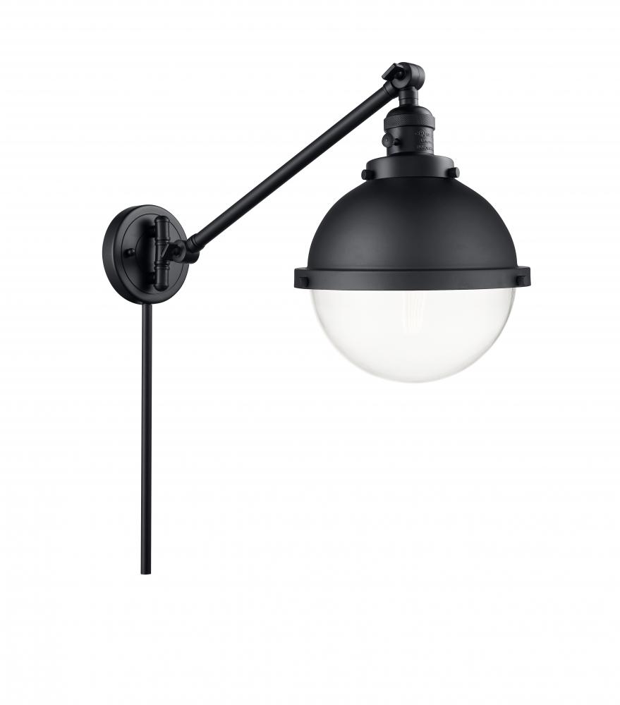 Hampden - 1 Light - 9 inch - Matte Black -Adjustable Swing Arm