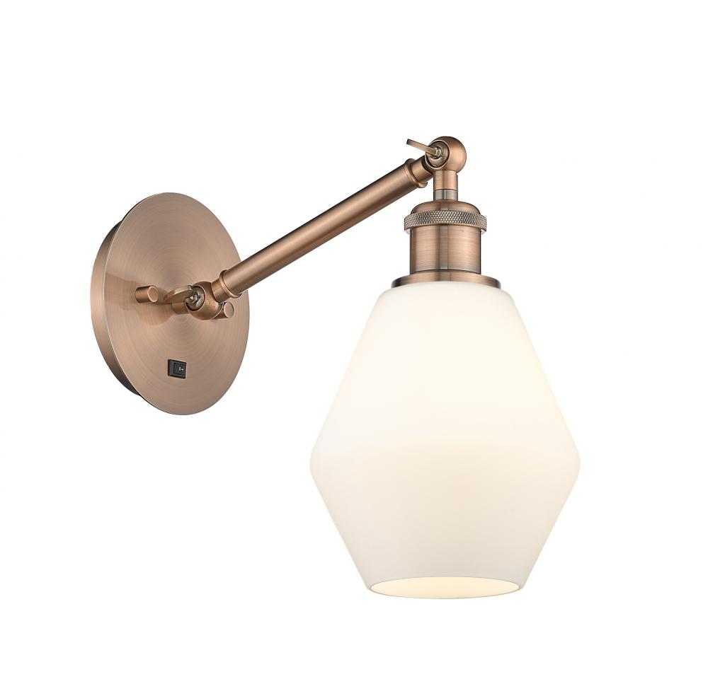 Cindyrella - 1 Light - 6 inch - Antique Copper - Adjustable Sconce