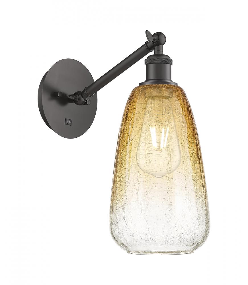 Brookhaven Almond - 1 Light - 6 inch - Oil Rubbed Bronze - Sconce