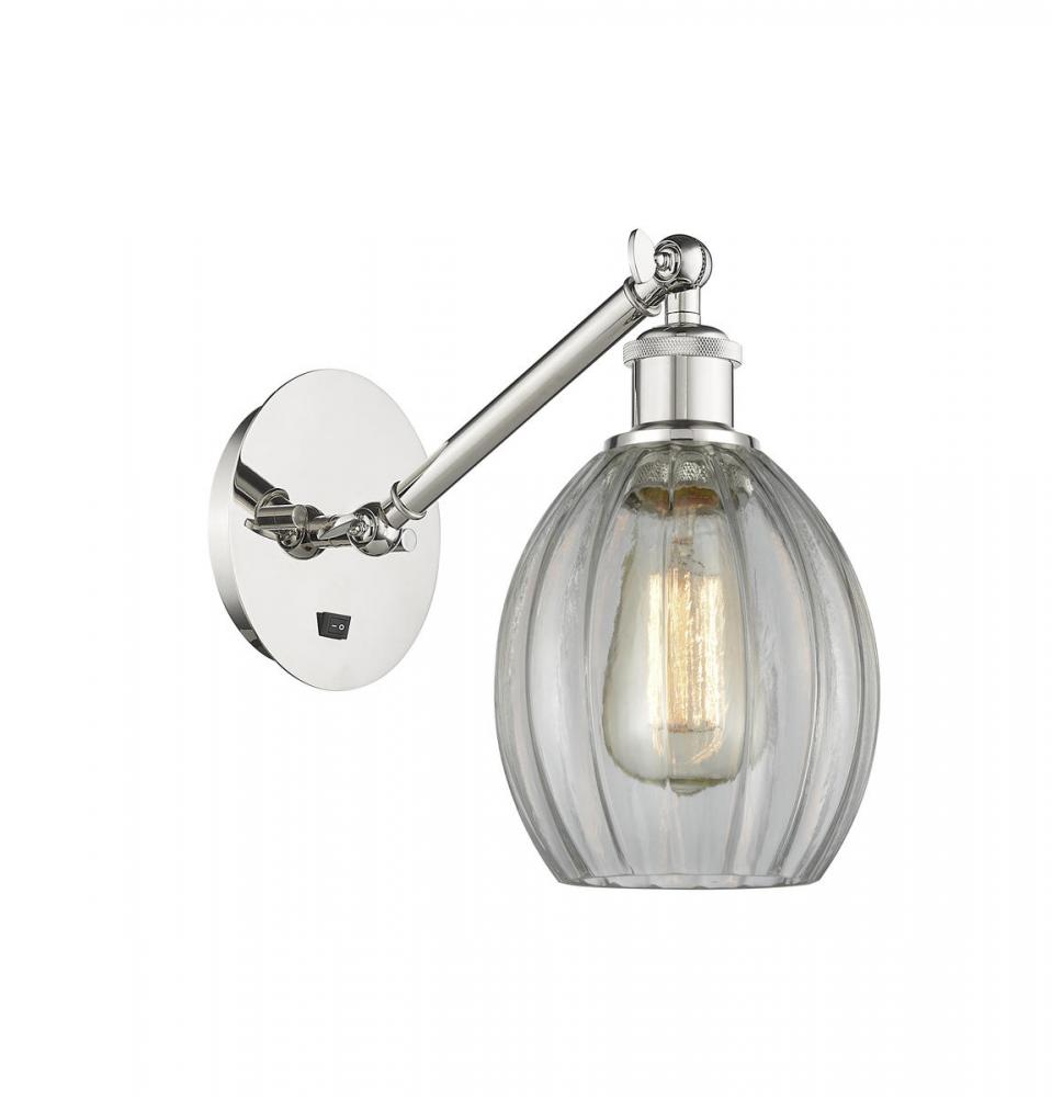 Eaton - 1 Light - 6 inch - Polished Nickel - Adjustable Sconce