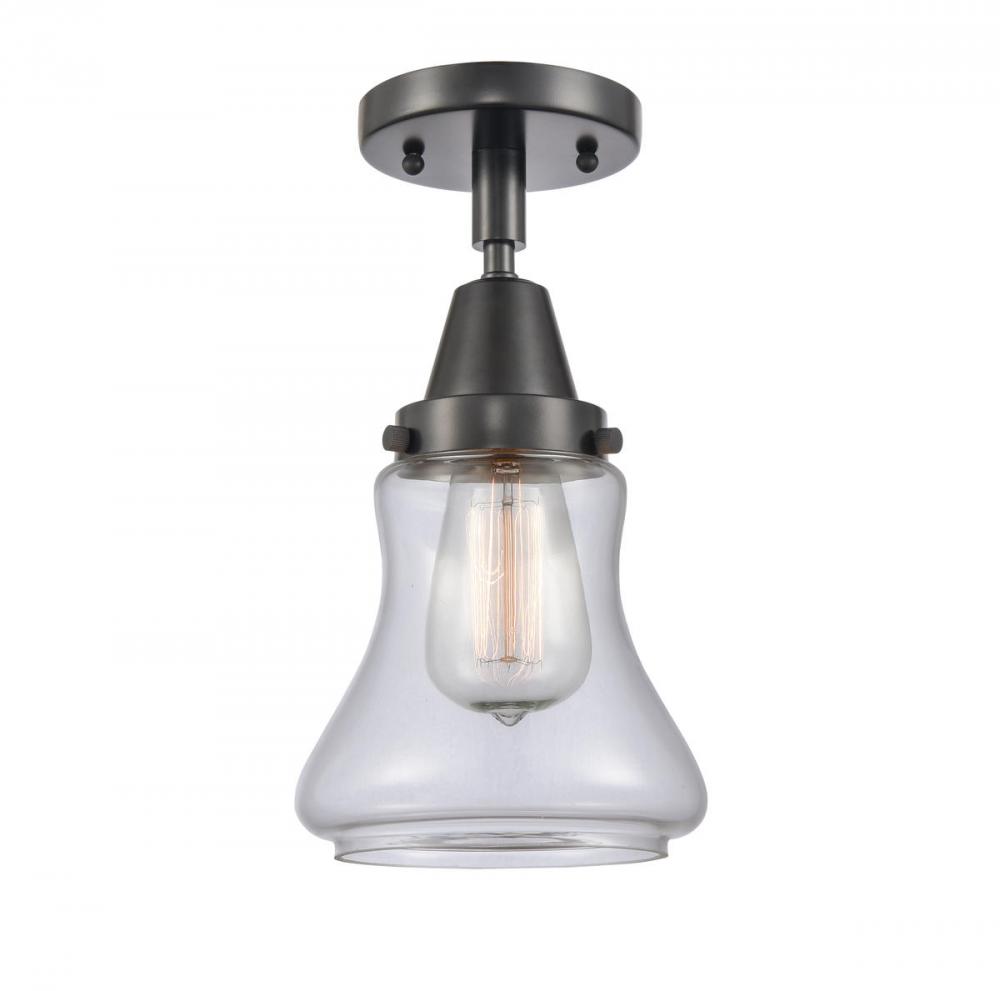 Bellmont - 1 Light - 6 inch - Matte Black - Flush Mount