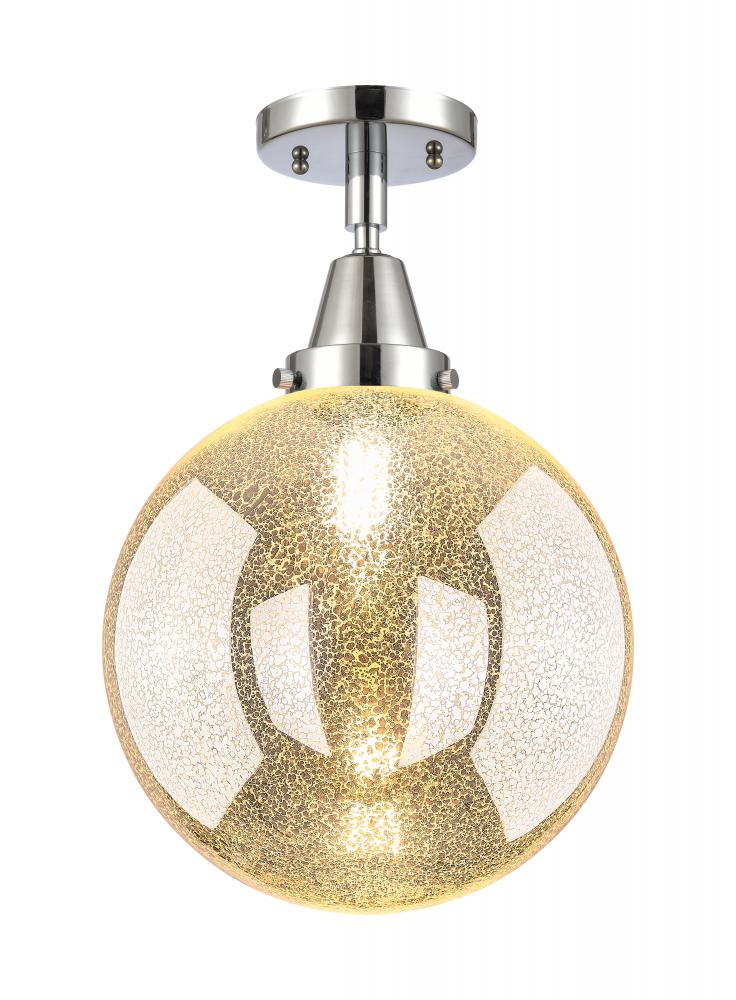 Beacon - 1 Light - 10 inch - Polished Chrome - Flush Mount
