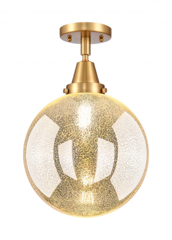 Beacon - 1 Light - 10 inch - Satin Gold - Flush Mount
