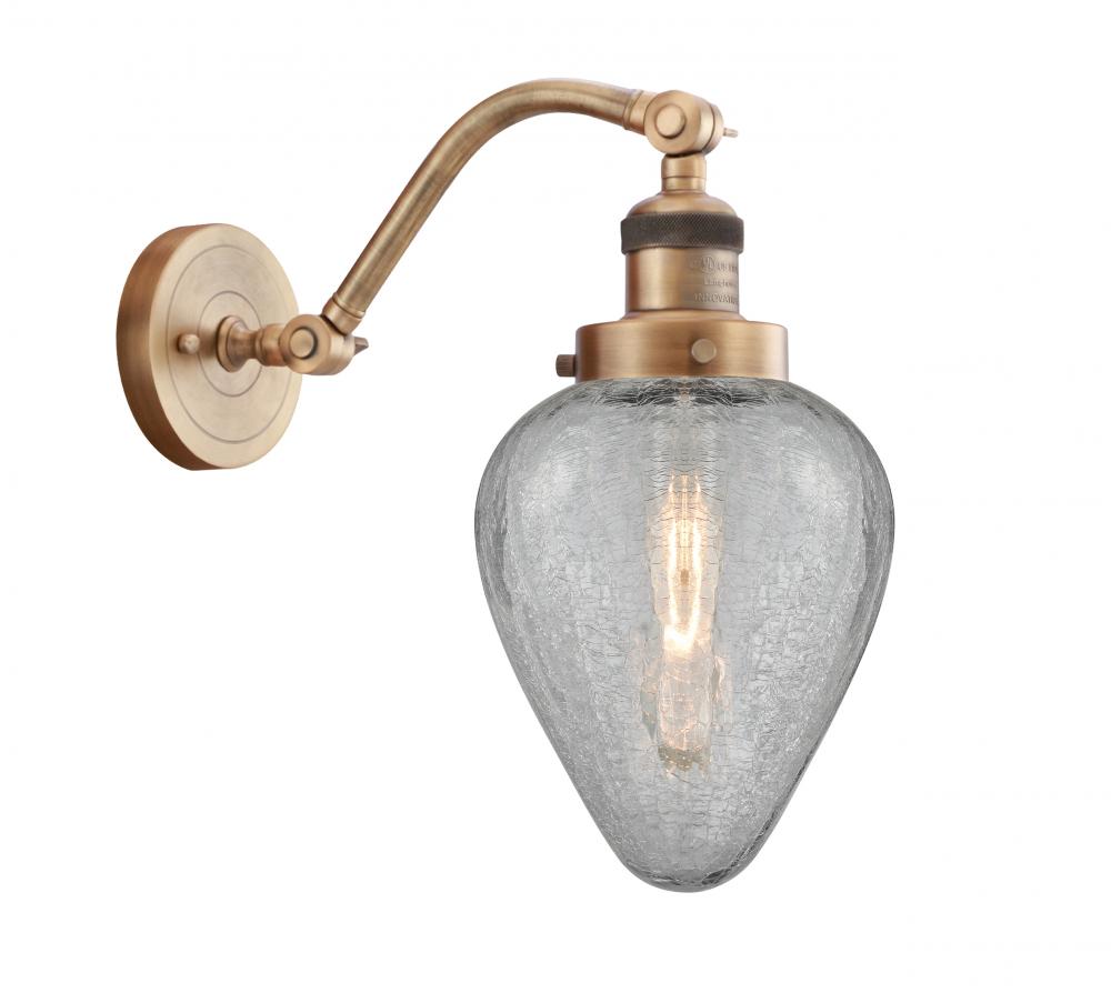 Geneseo - 1 Light - 7 inch - Brushed Brass - Adjustable Sconce
