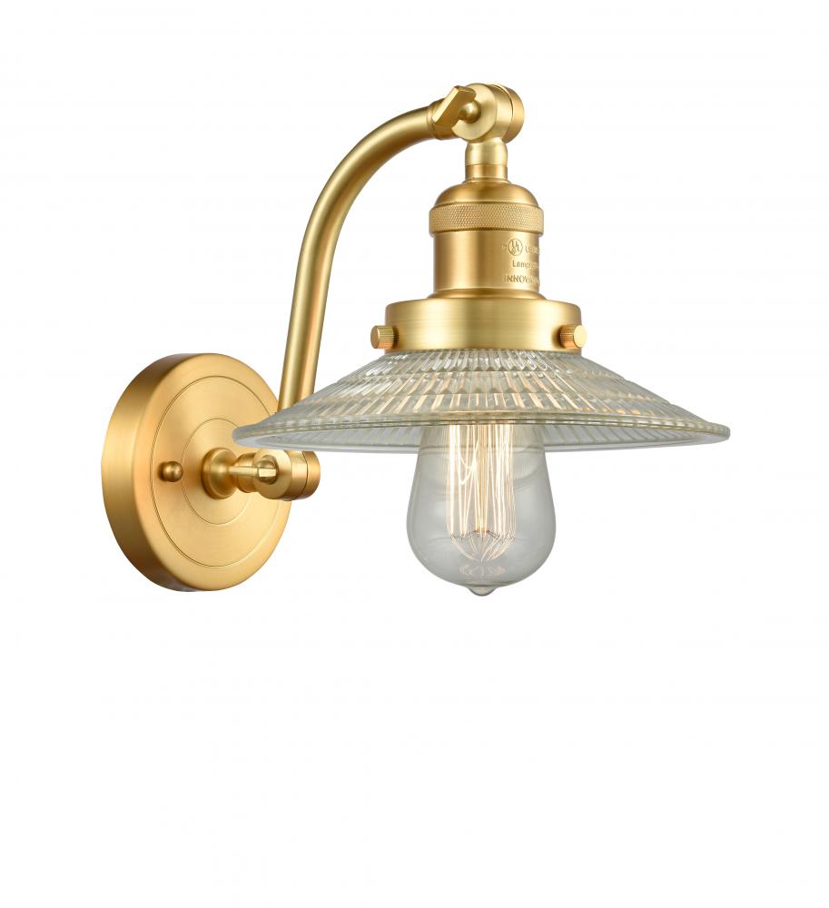 Halophane - 1 Light - 9 inch - Satin Gold - Adjustable Sconce