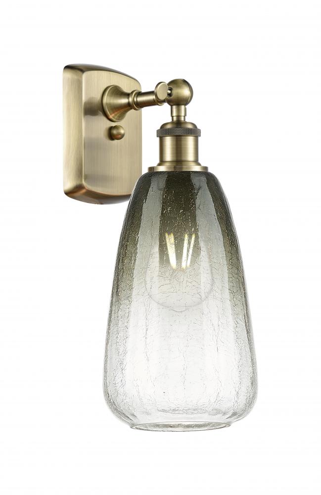 Brookhaven Almond - 1 Light - 6 inch - Antique Brass - Sconce