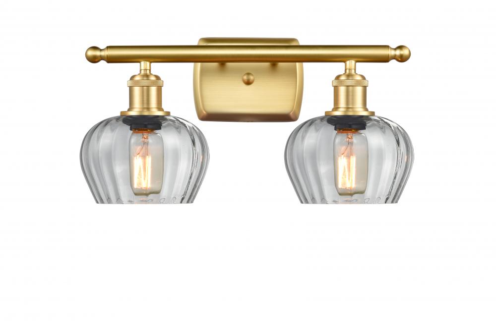 Fenton - 2 Light - 17 inch - Satin Gold - Bath Vanity Light
