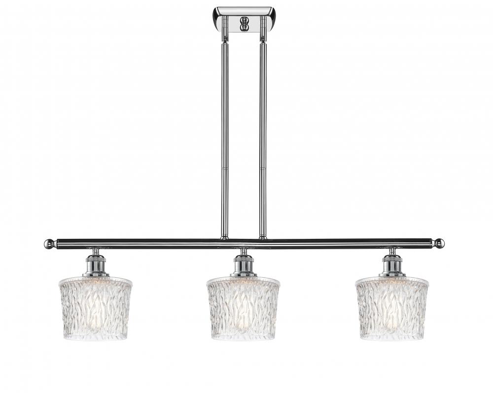 Niagara - 3 Light - 36 inch - Polished Chrome - Cord hung - Island Light