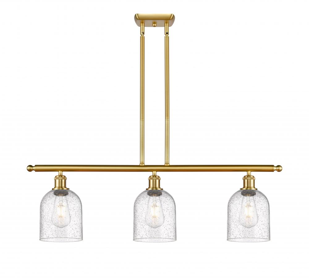 Bella - 3 Light - 36 inch - Satin Gold - Cord hung - Island Light
