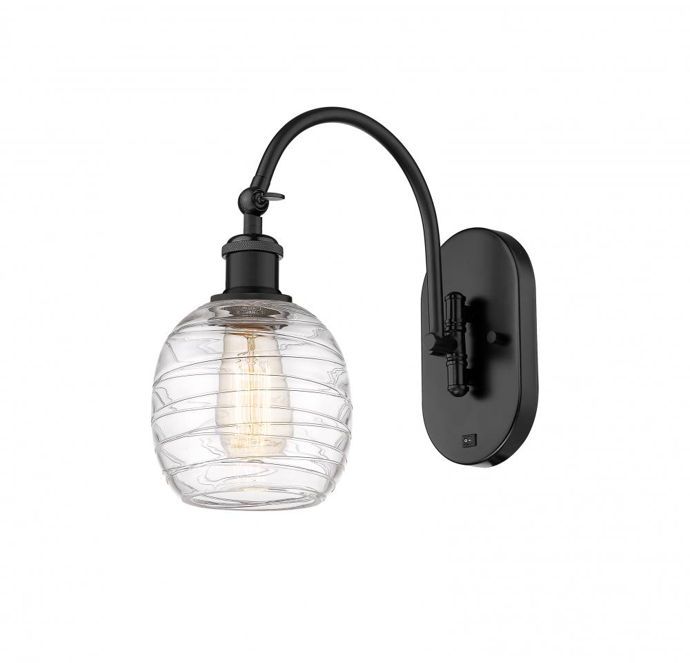 Belfast - 1 Light - 6 inch - Matte Black - Adjustable Swing Arm