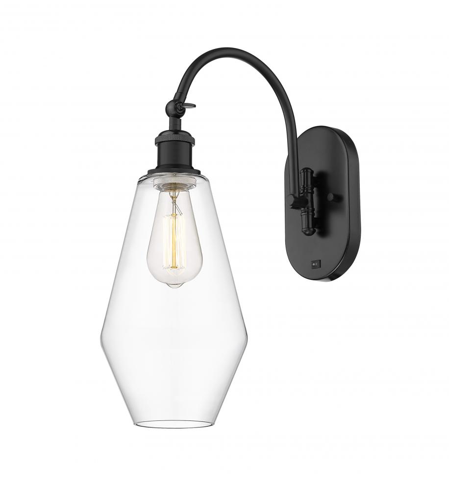Cindyrella - 1 Light - 7 inch - Matte Black - Adjustable Swing Arm