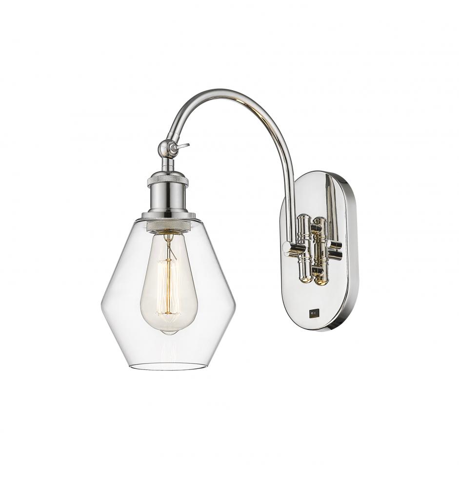 Cindyrella - 1 Light - 6 inch - Polished Nickel - Adjustable Swing Arm