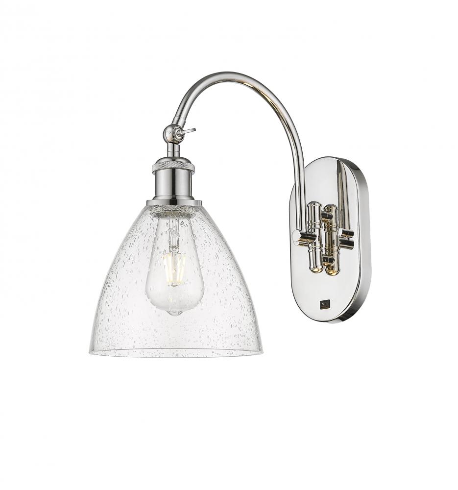 Bristol - 1 Light - 8 inch - Polished Nickel - Adjustable Swing Arm