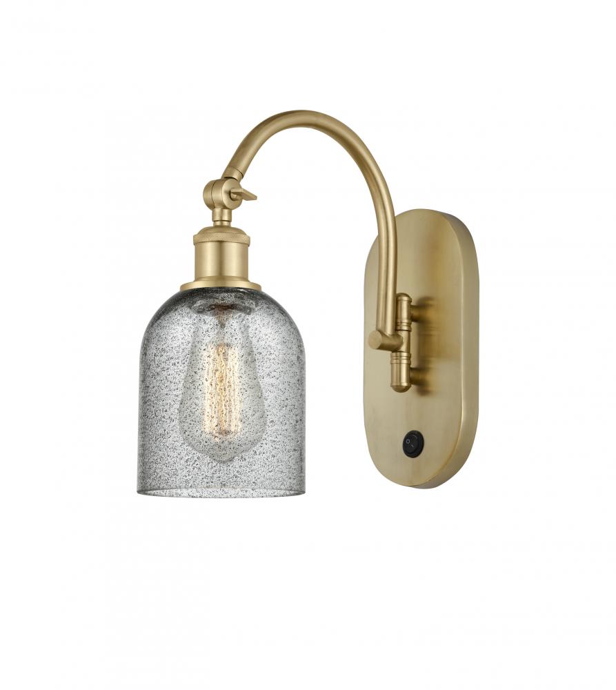 Caledonia - 1 Light - 5 inch - Satin Gold - Adjustable Swing Arm
