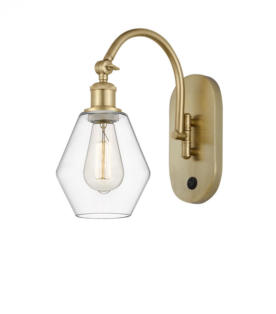 Cindyrella - 1 Light - 6 inch - Satin Gold - Adjustable Swing Arm
