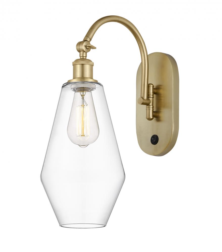 Cindyrella - 1 Light - 7 inch - Satin Gold - Adjustable Swing Arm
