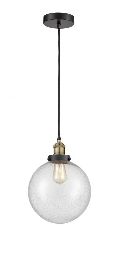 Beacon - 1 Light - 10 inch - Black Antique Brass - Cord hung - Mini Pendant