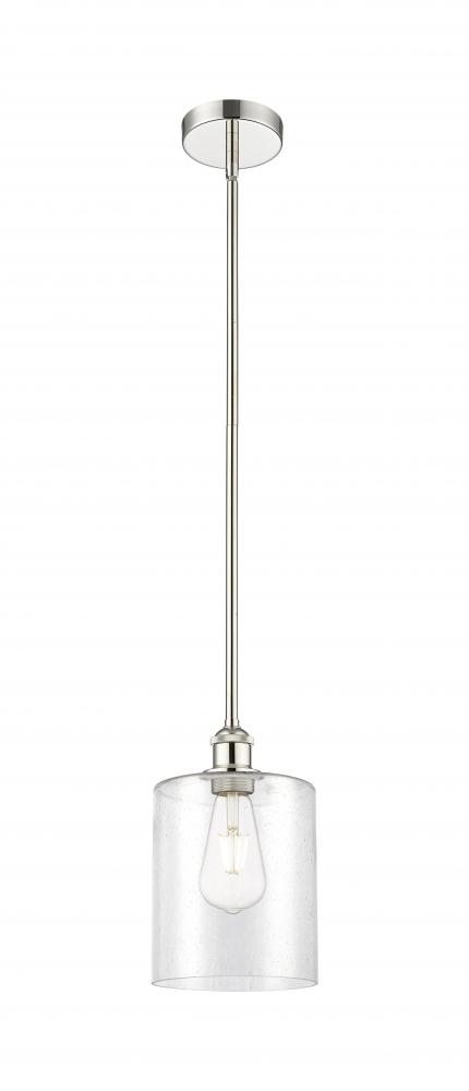 Paladin - 1 Light - 7 inch - Polished Nickel - Cord hung - Mini Pendant